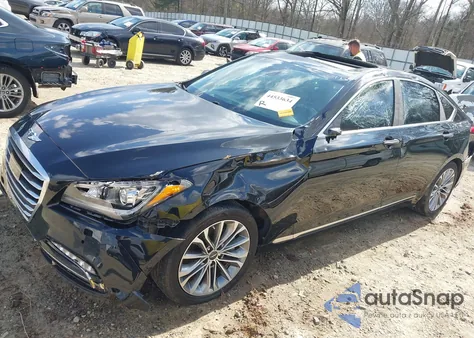 2017 Genesis G80 3.8 z USA, uszkodzony, nr VIN KMHGN4JEXHU176216